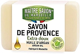Парфумерія, косметика Мило "Арганова олія" - Maitre Savon De Marseille Savon De Provence Argan Oil Soap Bar