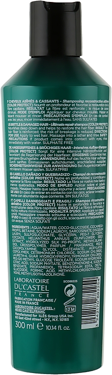 Восстанавливающий шампунь - Laboratoire Ducastel Subtil Color Lab Absolute Repair Ultimate Repair Shampoo — фото N4