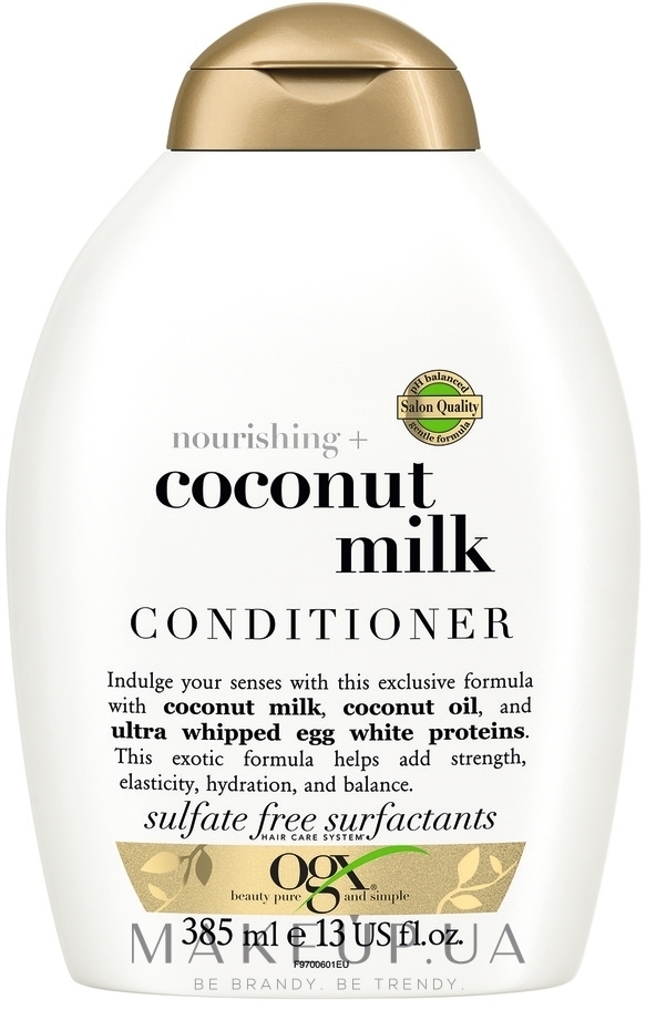 Питательный кондиционер с кокосовым молоком - OGX Coconut Milk Conditioner — фото 385ml