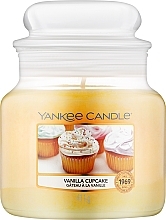 Ароматическая свеча в банке "Ванильный кекс" - Yankee Candle Vanilla Cupcake — фото N2