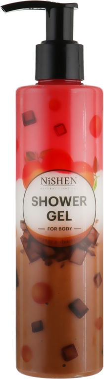 Гель для душа "Апельсин и Шоколад" - Nishen Shower Gel — фото N2