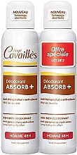 Парфумерія, косметика Набір - Roge Cavailles Absorb+ Man 48h Deodorant (deo/2x150ml)