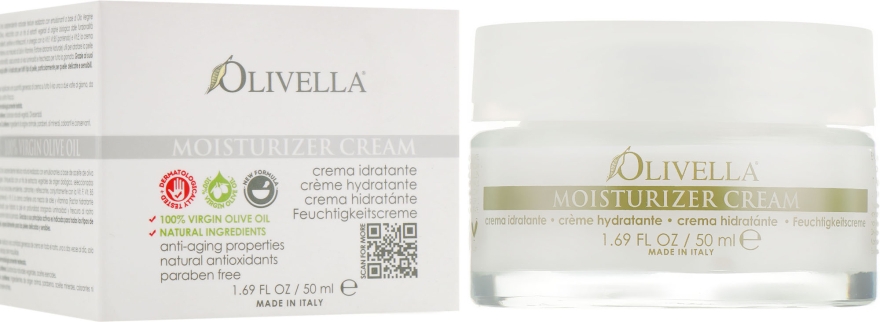 Зволожувальний крем для обличчя - Olivella Moisturizer Cream — фото N1