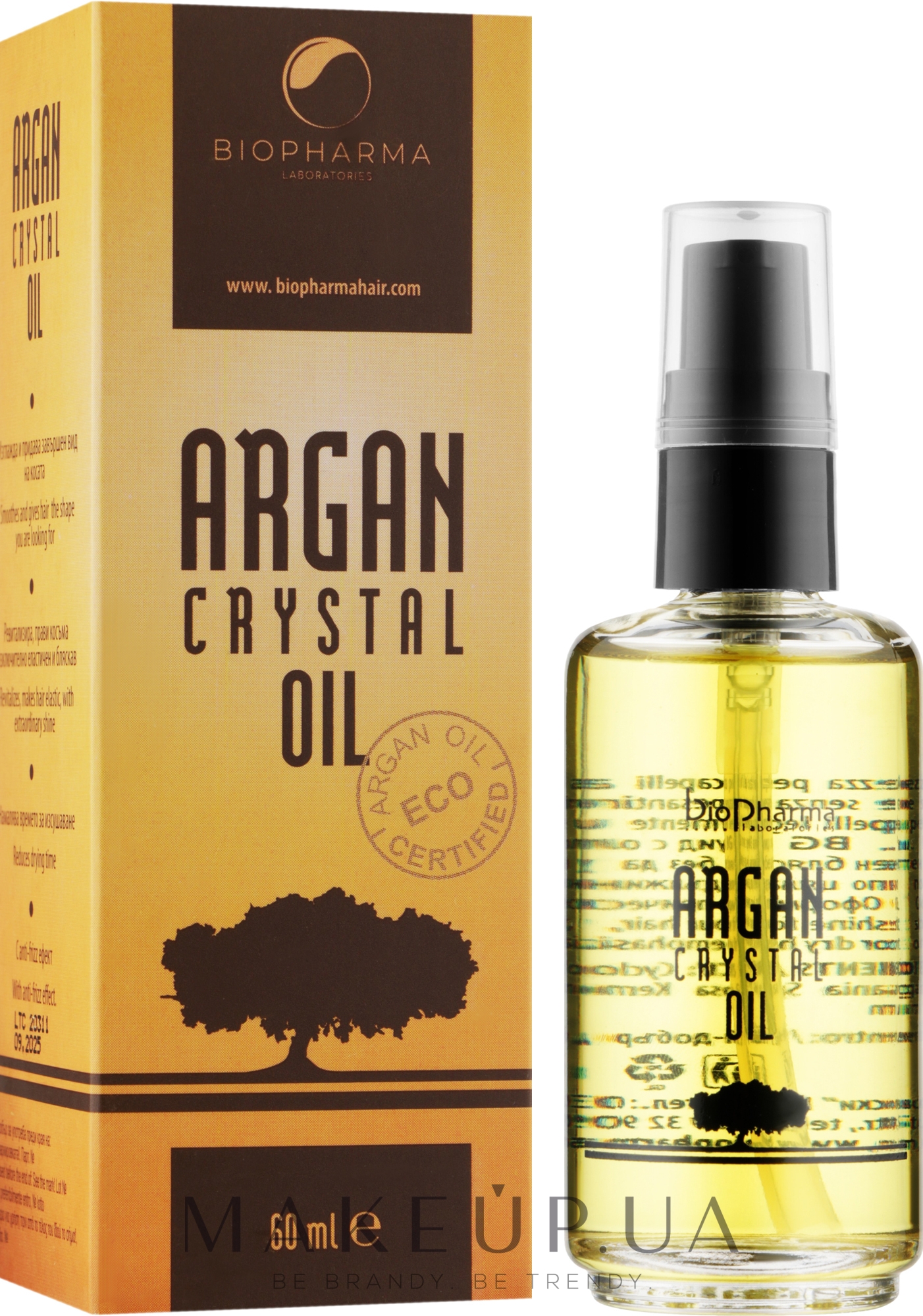 Лосьйон для волосся "Арганова олія" - Biopharma Argan Crystal Oil Lotion — фото 60ml