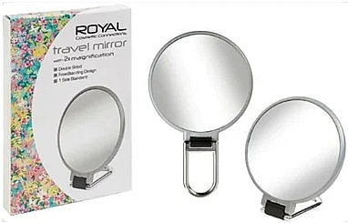 Дзеркало дорожнє - Royal Cosmetics 2x Magnifying Travel Mirror — фото N1