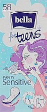 Парфумерія, косметика Прокладки щоденні гігієнічні Bella Panty for Teens Sensative, 58 шт. - Bella