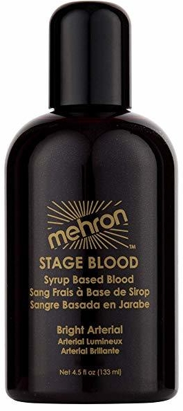 Кровь искусственная - Mehron Makeup Stage Blood Bright Arterial — фото N2