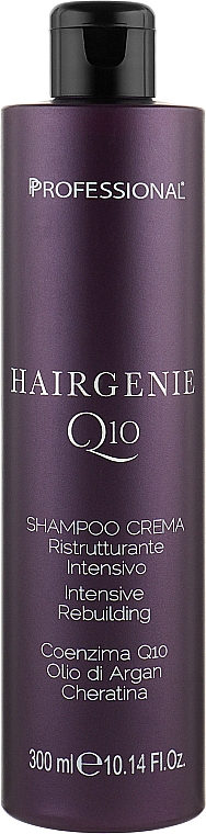Шампунь-крем для восстановления волос - Professional Hairgenie Q10 Shampoo Cream — фото N1