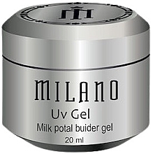 Духи, Парфюмерия, косметика Гель для ногтей с поталью - Milano Milk Potal Builder Gel