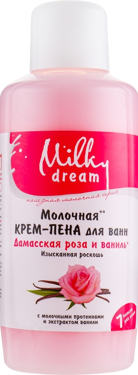 Крем-пена для ванн "Дамасская роза и ваниль" - Milky Dream  — фото N2
