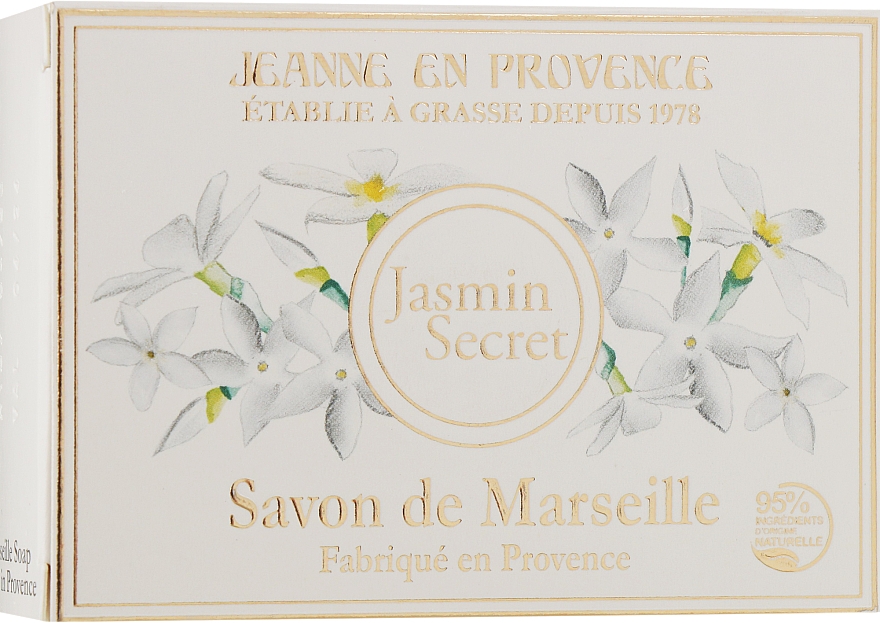 Парфюмированное мыло - Jeanne en Provence Jasmin Secret Soap — фото N2
