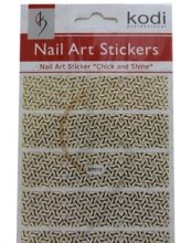 Парфумерія, косметика Наклейка для дизайну нігтів - Kodi Professional Nail Art Stickers BP013