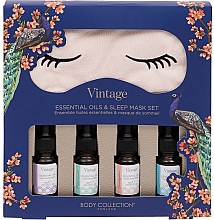 Духи, Парфюмерия, косметика Набор, 5 продуктов - Technic Cosmetics Vintage Essential Oils & Sleep Mask Set