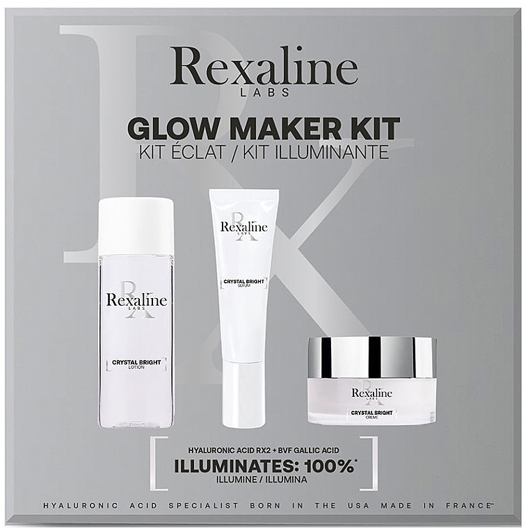 Набор - Rexaline Glow Maker Kit (f/cr/20ml + lot/50ml + ser/10ml) — фото N1