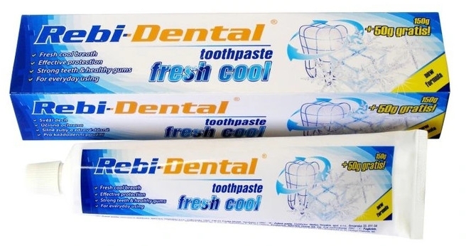 Зубная паста "Охлаждающая" - Mattes Rebi-Dental Fresh Cool Toothpaste — фото N1