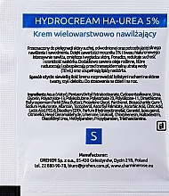 Увлажняющий многослойный гидрокрем для лица - Charmine Rose Hydrocream Ha-Urea 5% (пробник) — фото N2