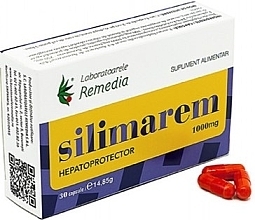 Парфумерія, косметика Дієтична добавка "Слімарем" - Laboratoarele Remedia Silimarem 1000 Mg