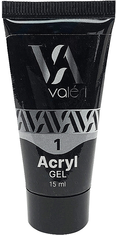 Акрил-гель для ногтей, 15ml - Valeri Acryl Gel — фото N1