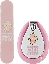 Маникюрный набор детский, розовый - Beter Mini-Cure Pink — фото N1