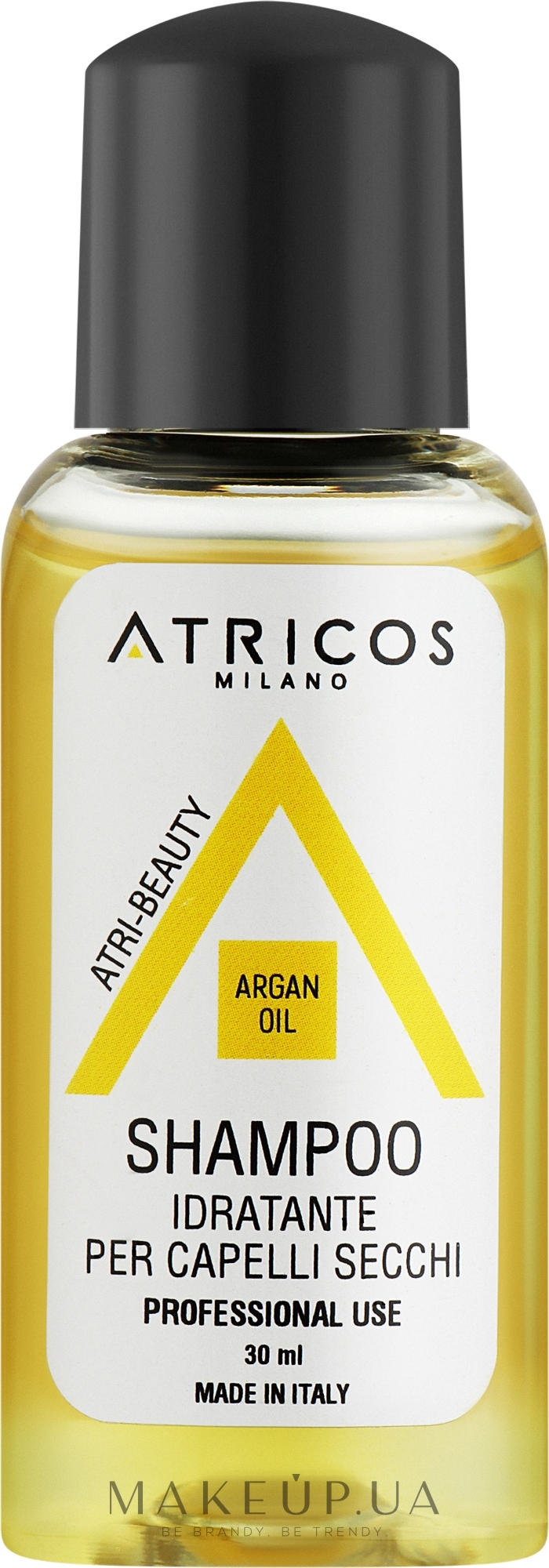 Увлажняющий шампунь с аргановым маслом - Atricos Argan Oil Moisturising Shampoo — фото 30ml