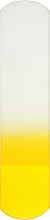 Пилочка хрустальная для ногтей 08-1602, 160мм, прозрачно-желтая - SPL — фото N1