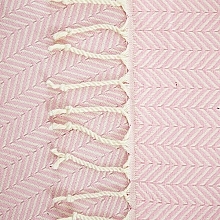 Полотенце для хаммама, светло-розовое - Yeye Dalma — фото N1