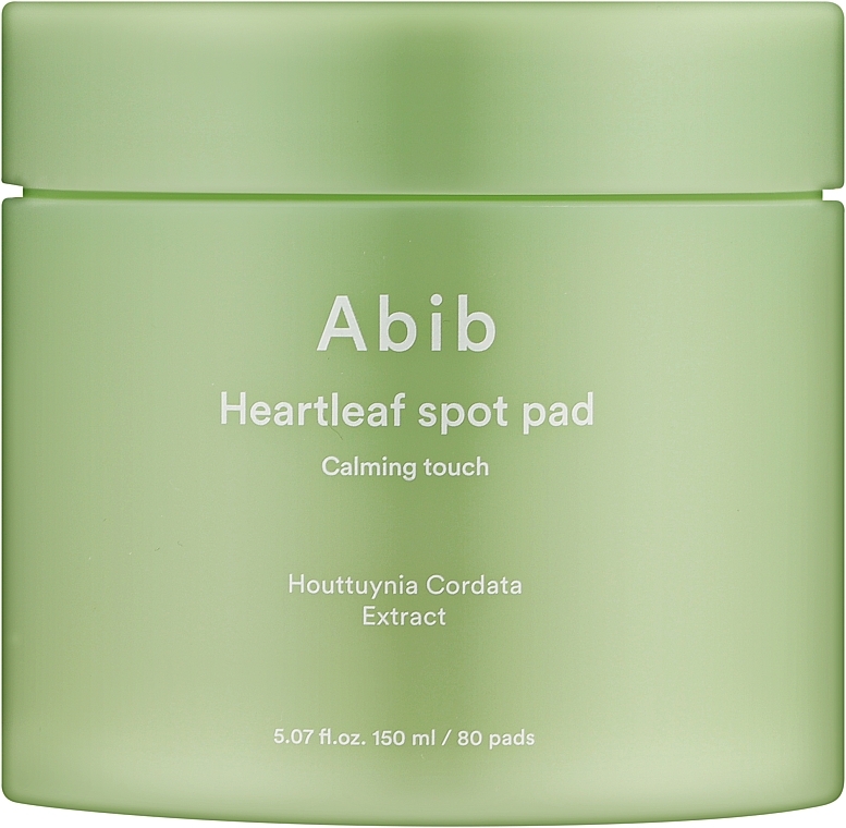 Успокаивающие диски для лица - Abib Heartleaf Spot Pad Calming Touch — фото N1