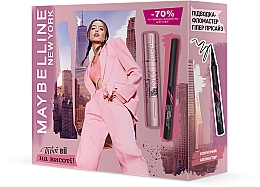 Духи, Парфюмерия, косметика УЦЕНКА Подарочный набор - Maybelline New York Lash Sensational Sky High (mascara/7.2ml + eye/liner/1ml) *