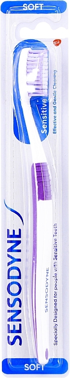 Зубная щетка мягкая RF1446, фиолетовая - Sensodyne Sensitive Toothbrush — фото N1