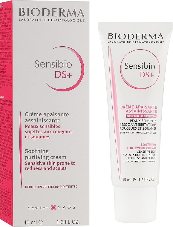 УЦЕНКА Очищающий крем - Bioderma Sensibio DS+ Soothing Purifying Cleansing Cream * — фото N1