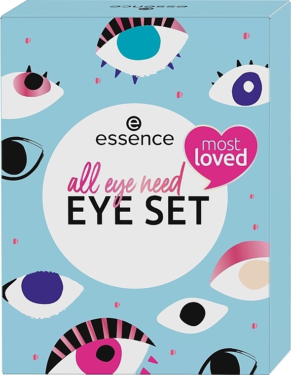 Набор - Essence All Eye Need Eye Set (mascara/12ml + liner/3ml + eye/penc/0.28g + shadow/6ml) — фото N1
