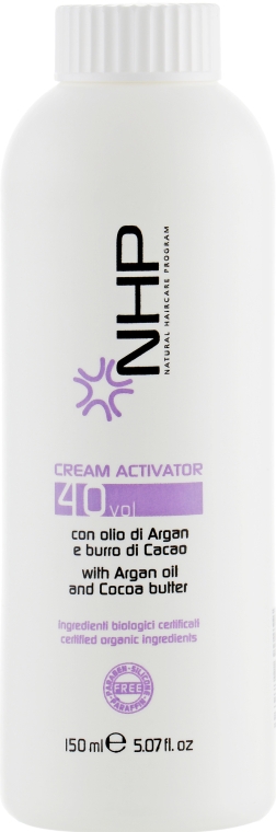 Крем-активатор фарби 12% - NHP Cream Activator 40 vol — фото N1