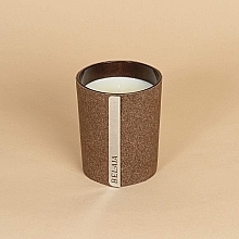 Свічник "Wooden" для свічки 180 г - Belaia Candle Reversible Sleeve — фото N2