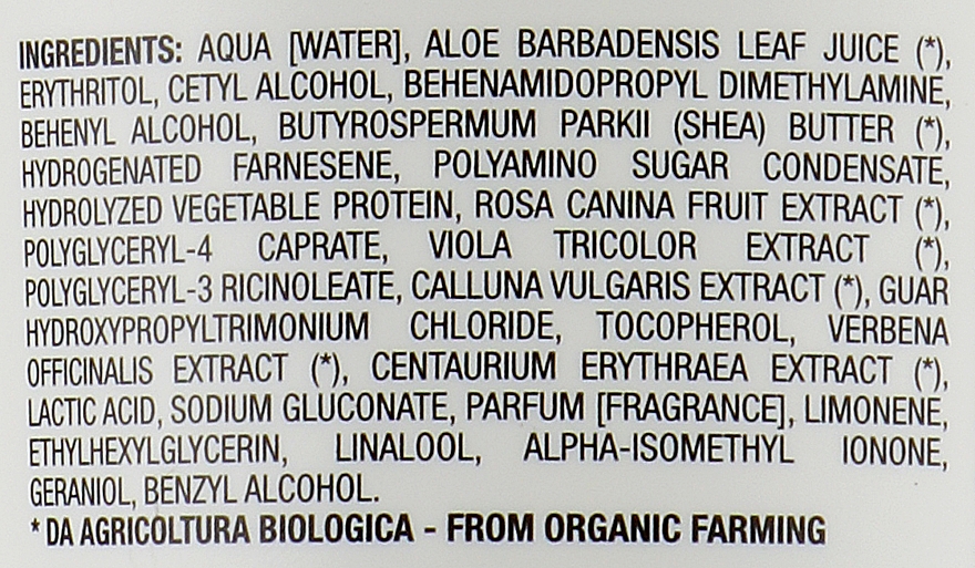 Живильний бальзам для глибокого відновлення пошкодженого, сухого і ламкого волосся - Athena's L'Erboristica Trico Bio Balsamo Riparatore Nutriente Con Cheratina Vegetale — фото N3