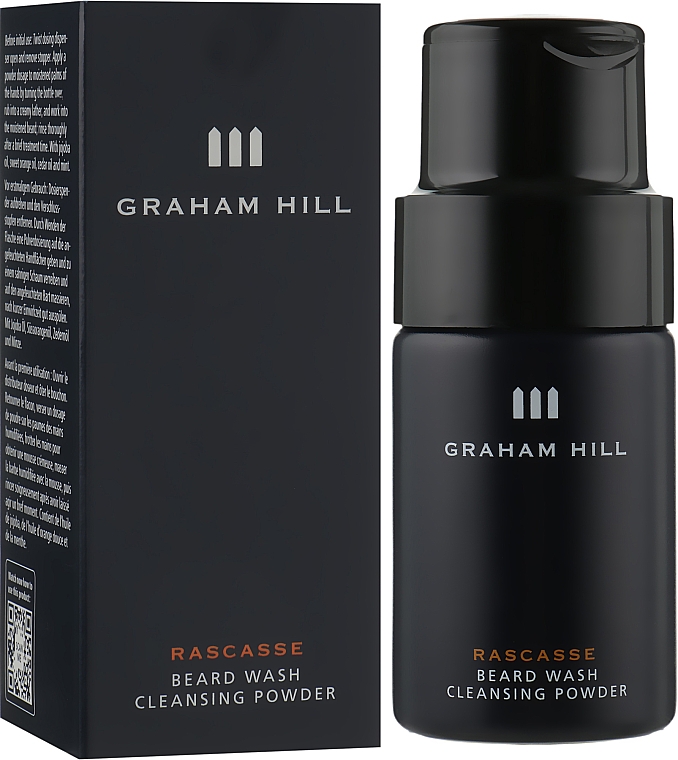Очищающий порошок для бороды - Graham Hill Rascasse Beard Wash Cleansing Powder — фото N1