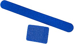Одноразовий набір для манікюру "Пилка+баф", синій - Divia Di755 — фото N2
