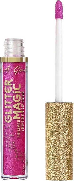 Блеск для губ - L.A. Girl Glitter Magic Shimmer Shifting Lip Color — фото N3