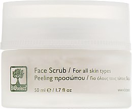 Парфумерія, косметика Скраб для обличчя з диктамелією, частками оливкових кісточок і мальвою - BIOselect Face Scrub For All Skin Types