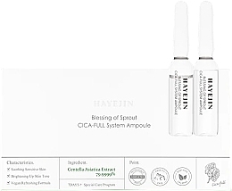 Духи, Парфюмерия, косметика Ампулы для лица - Hayejin Blessing of Sprout CICA-Full System Ampoule