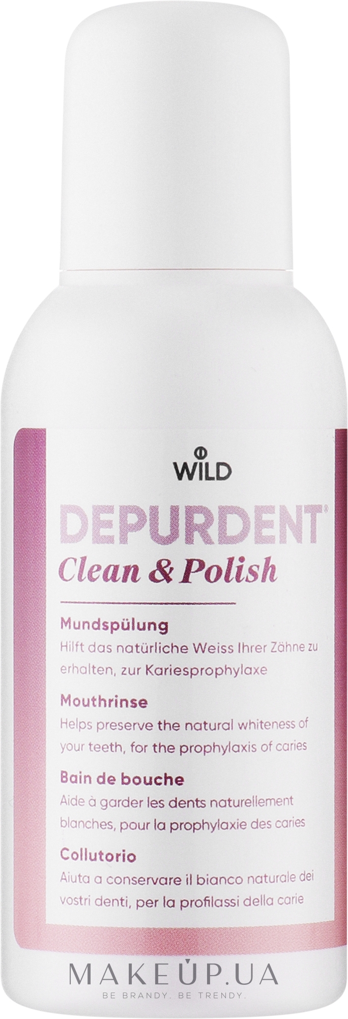 Ополіскувач для порожнини рота "Очищення і полірування" - Dr. Wild Depurdent Clean&Polish Mouthrinse — фото 50ml