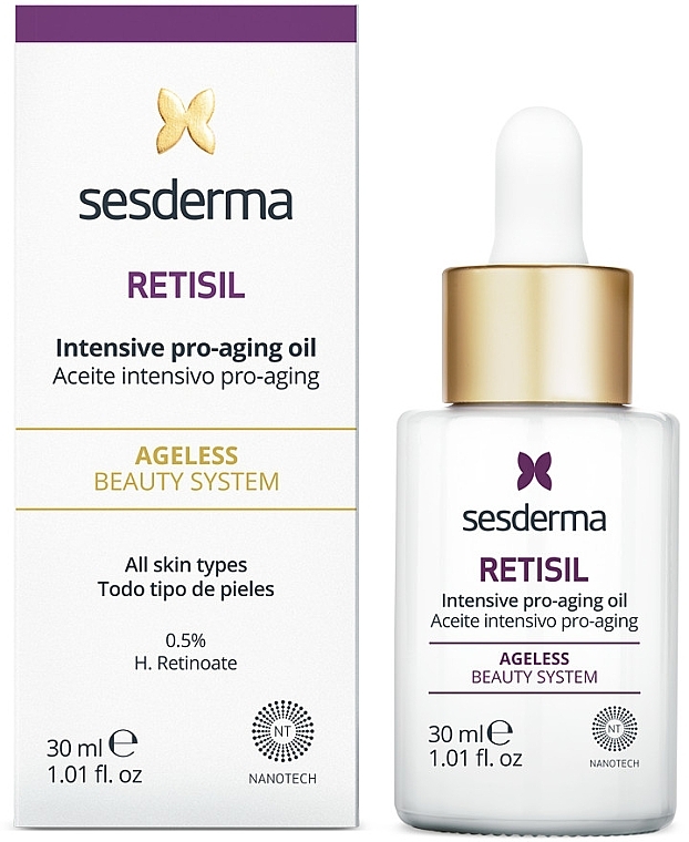Олія для обличчя - SesDerma Laboratories Retisil Pro-Aging Intensive Oil — фото N2