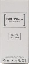 Dolce & Gabbana Velvet Tender Oud - Парфюмированная вода (тестер с крышечкой) — фото N2