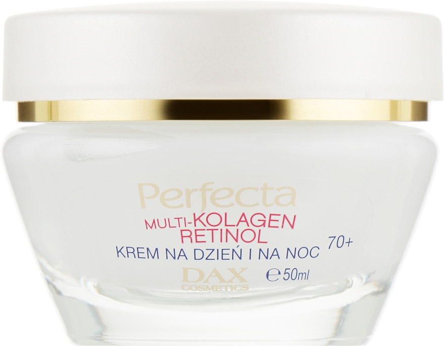 Крем от морщин с коллагеном и ретинолом - Dax Cosmetics Perfecta Multi-Collagen Retinol Face Cream 70+ — фото N2