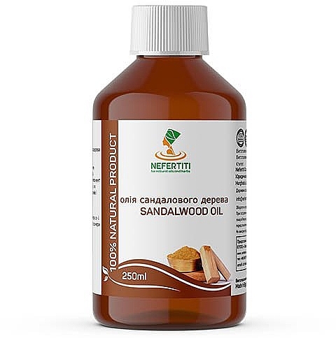Масло массажное сандалового дерева - Nefertiti Sandalwood Oil — фото N2
