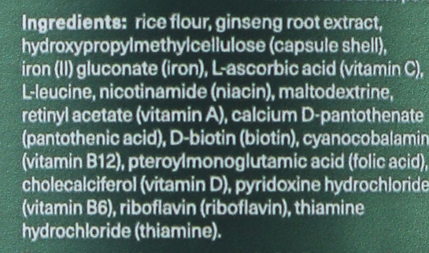 Пищевая добавка для мужчин с железом и женьшенем - Monolit Food Supplement For Men With Iron And Ginseng — фото N3