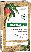 Твердий шампунь для сухого волосся - Klorane Mango Solid Shampoo Bar — фото N2