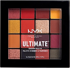 Палетка теней - NYX Professional Makeup Ultimate Shadow Palette — фото N12