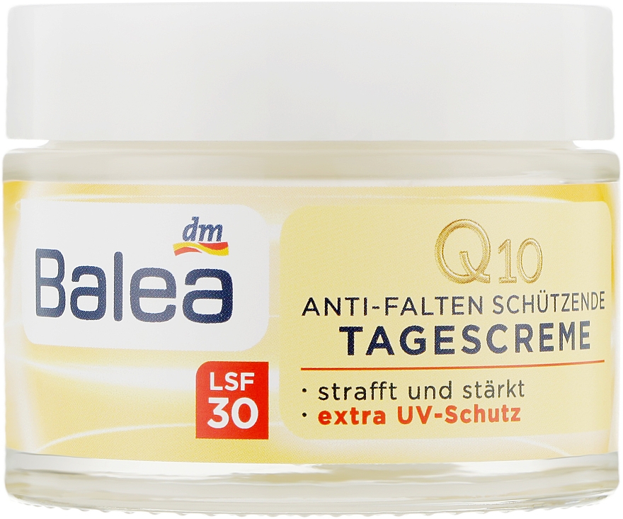 Захисний денний крем проти зморщок - Balea Q10 Protective Anti-Wrinkle Day Cream LSF 30 — фото N2