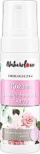 Очищающая пенка для лица с розой - Naturolove — фото N1