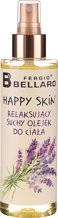 Расслабляющее сухое масло для тела - Fergio Bellaro Happy Skin Body Oil  — фото N1